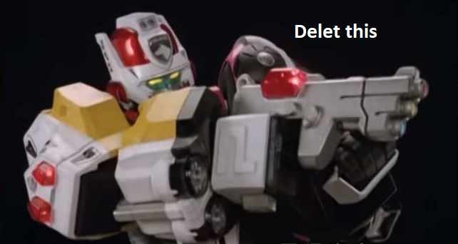 Tokusou Sentai Deletranger Blank Meme Template