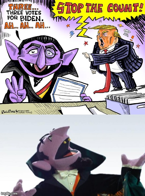 *laughs in Bidenese* | image tagged in donald trump stop the count,the count,election 2020,2020 elections,joe biden,biden | made w/ Imgflip meme maker