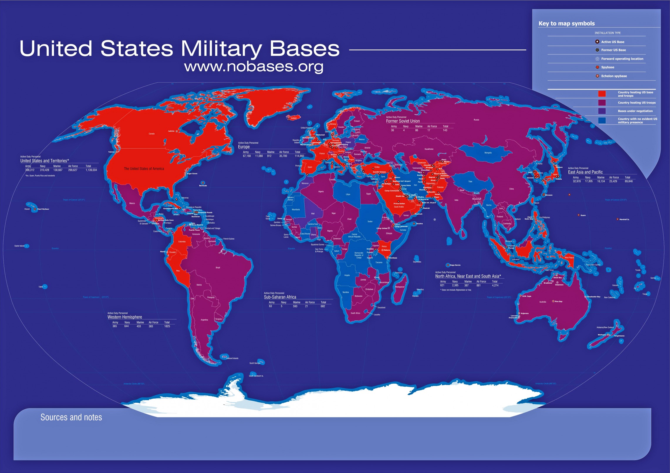 High Quality World Map Of American Military Bases Blank Meme Template