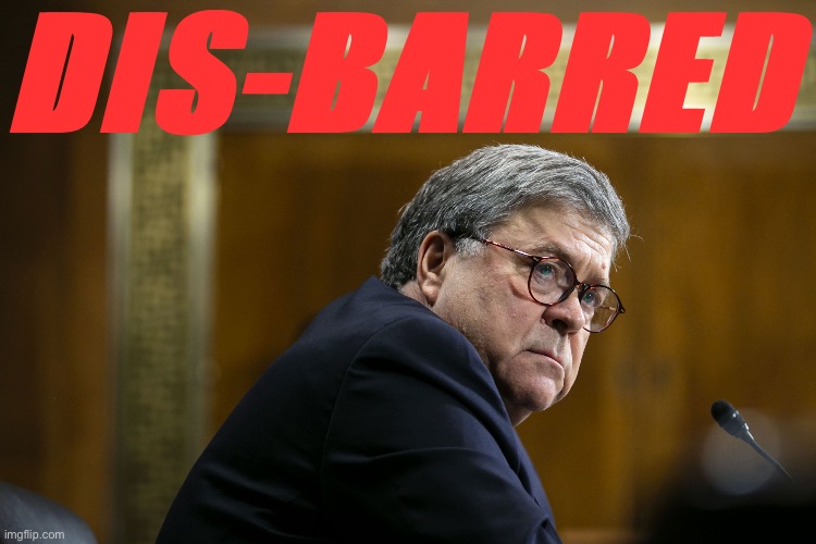 High Quality William Barr disbarred Blank Meme Template