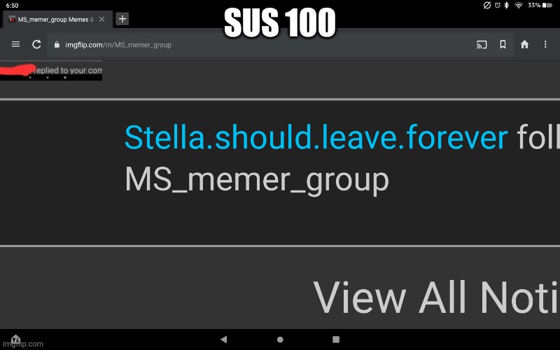 SUS 100 | made w/ Imgflip meme maker