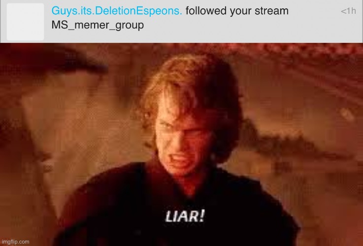 Bruh | image tagged in anakin liar | made w/ Imgflip meme maker