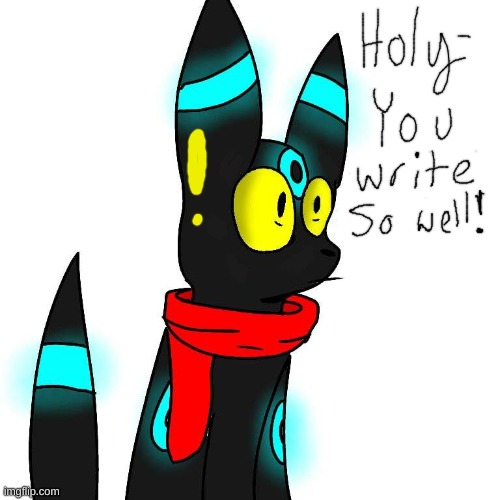 Frightened Umbreon | image tagged in frightened umbreon | made w/ Imgflip meme maker