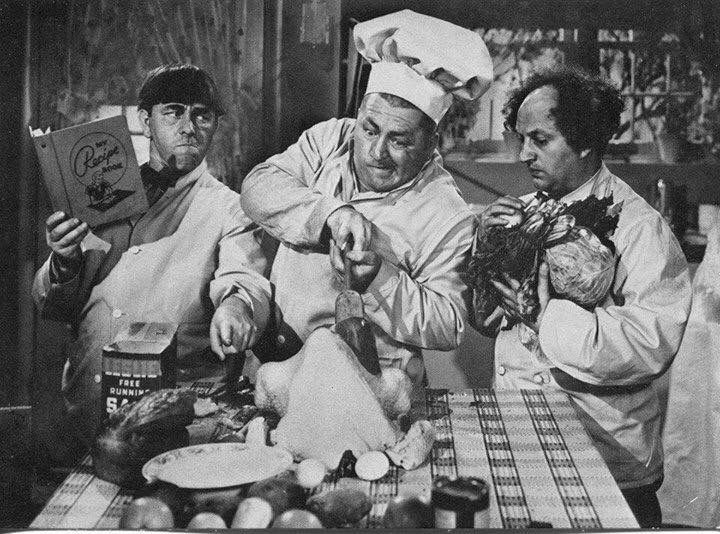High Quality Stooges Turkey Day Blank Meme Template
