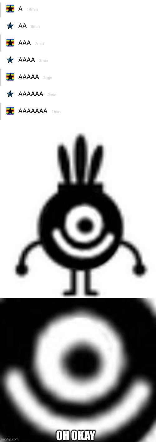 AAAAAAAAAAAA | OH OKAY | made w/ Imgflip meme maker