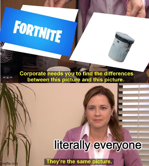They're The Same Picture | literally everyone | image tagged in memes,they're the same picture | made w/ Imgflip meme maker