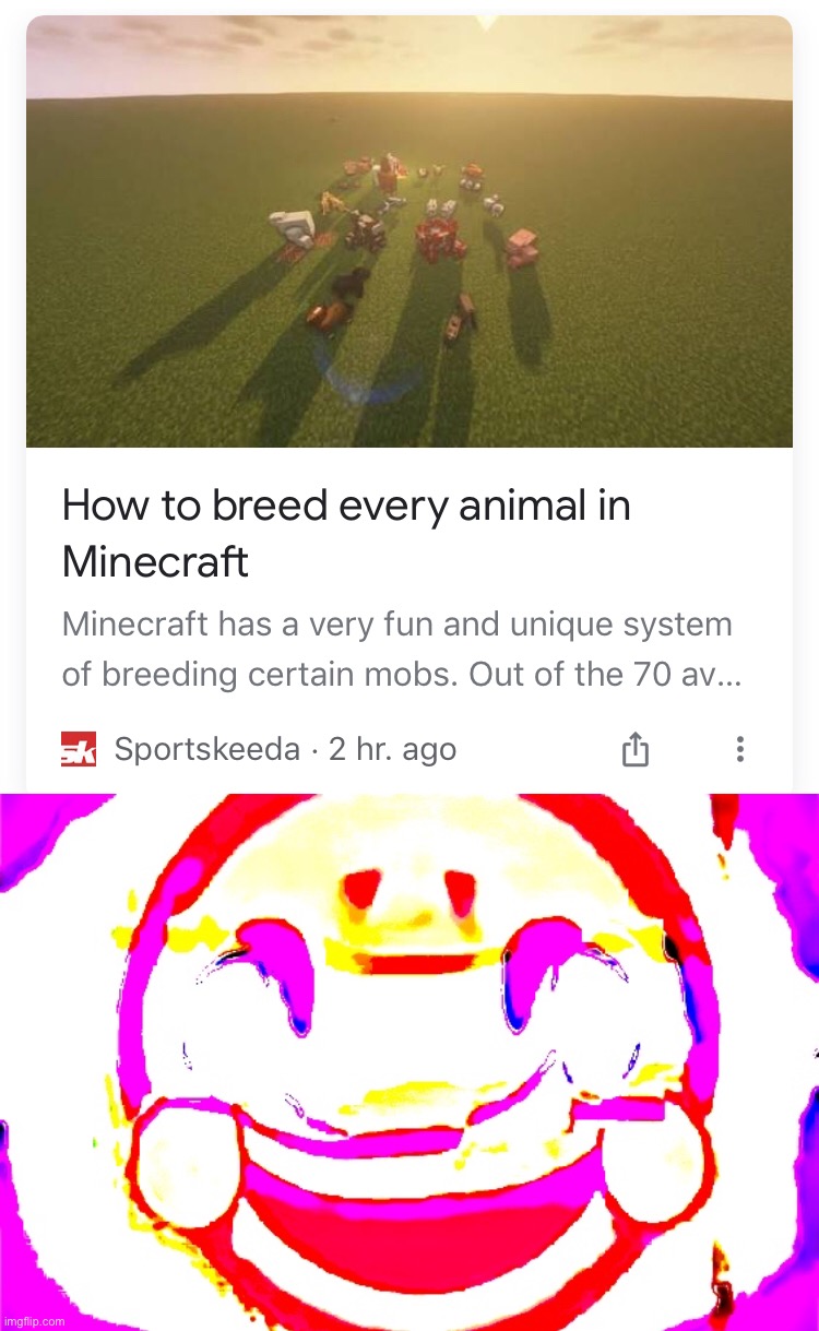 I found this- | image tagged in d e e p f r i e d | made w/ Imgflip meme maker