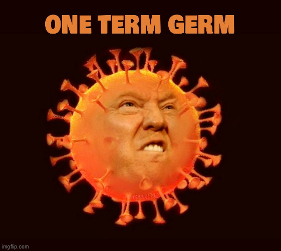 trump | image tagged in trump,coronavirus,trumpvirus,covid-19,germs,orange trump | made w/ Imgflip meme maker