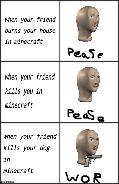 pease and wor | image tagged in stonks | made w/ Imgflip meme maker