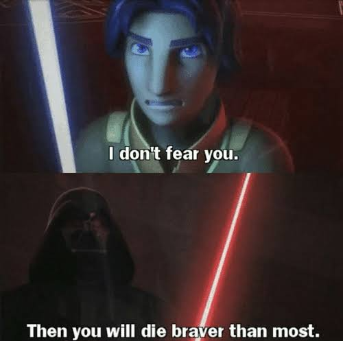 Then you will die braver than most Blank Meme Template