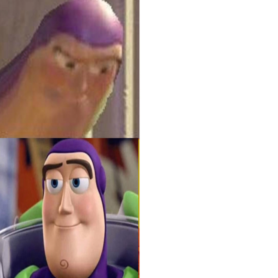 High Quality Buzz Lightyear TS bling Blank Meme Template