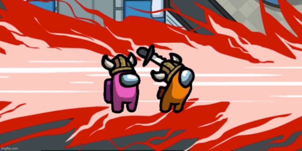Death animation #1 | image tagged in among us | made w/ Imgflip meme maker