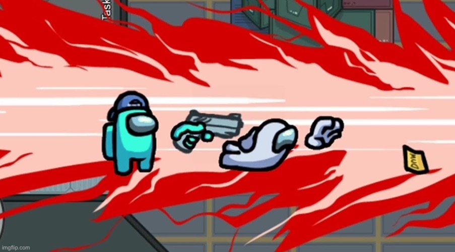 Death animation #3 | image tagged in among us | made w/ Imgflip meme maker