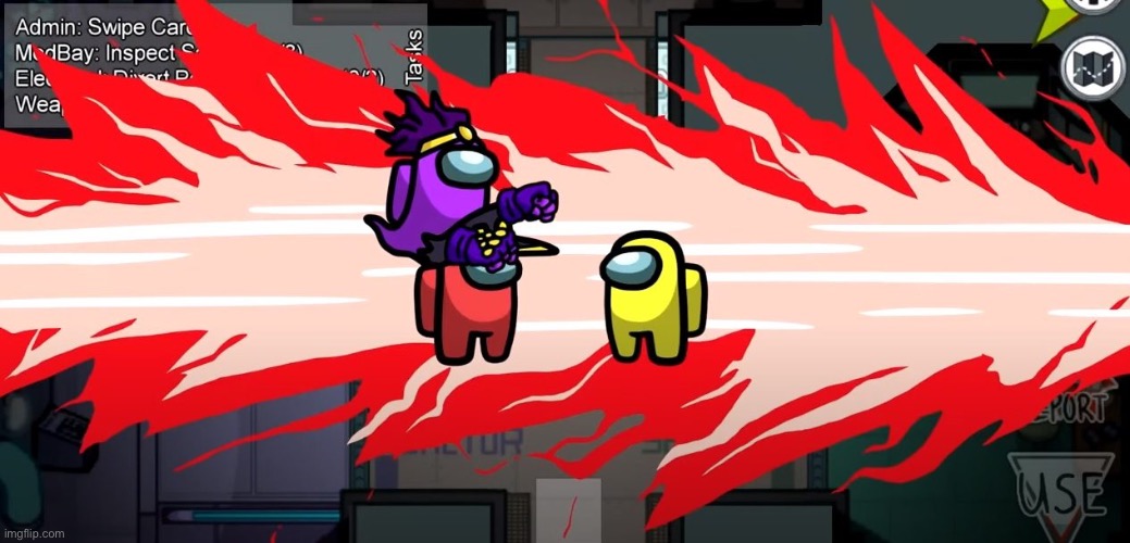 Death animation #5 | image tagged in among us | made w/ Imgflip meme maker