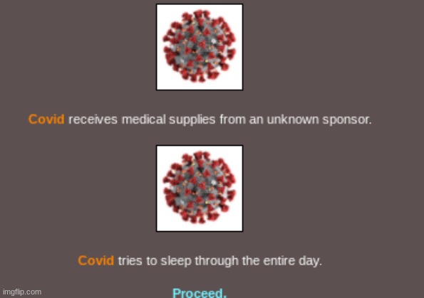 day 2 final (COVID NO STOP PUT THEM DOWN NO) | made w/ Imgflip meme maker