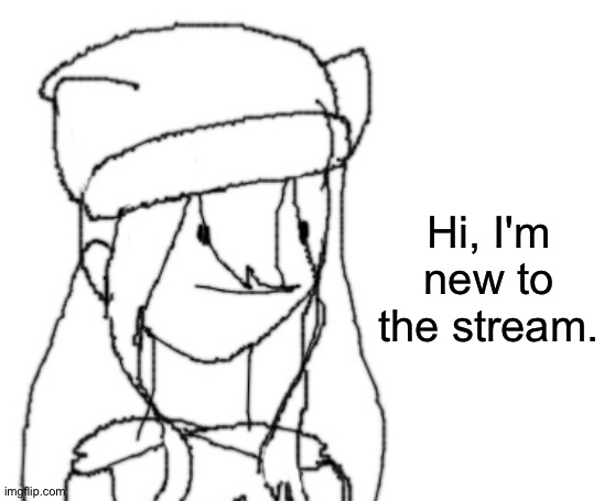 I'm asexual, :v | Hi, I'm new to the stream. | image tagged in shiyu has something to say ver two | made w/ Imgflip meme maker