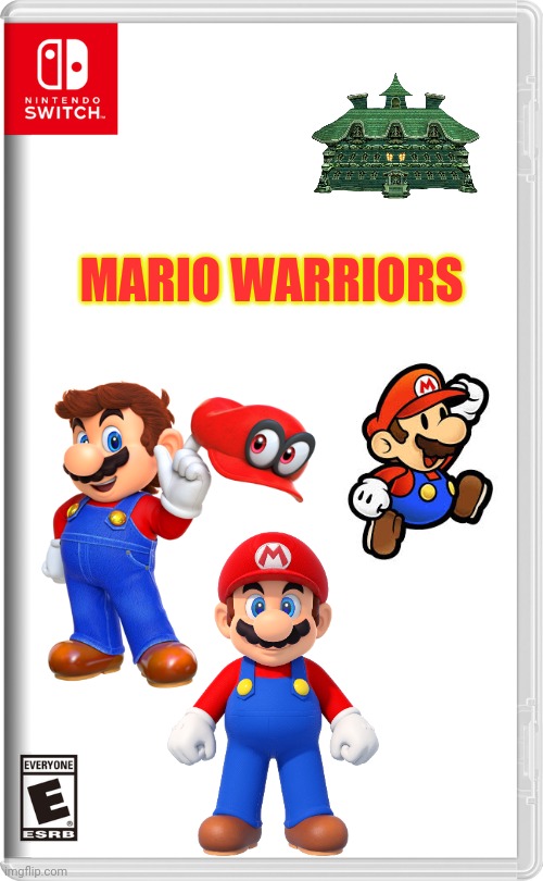 Nintendo Switch | MARIO WARRIORS | image tagged in nintendo switch,mario | made w/ Imgflip meme maker