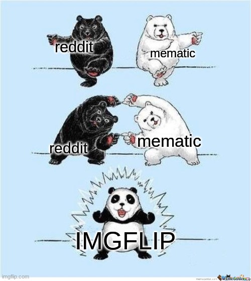 Imgflip is basically Reddit and mematic combined | mematic; reddit; mematic; reddit; IMGFLIP | image tagged in combine meme,funny,memes,imgflip | made w/ Imgflip meme maker