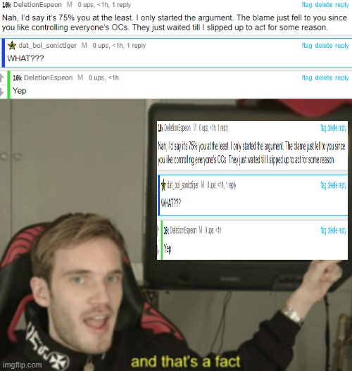 image tagged in and that's a fact | made w/ Imgflip meme maker