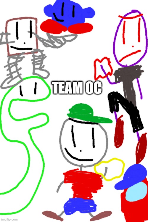 Just wanted to share | TEAM OC | image tagged in blank white template,ocs,imgflip | made w/ Imgflip meme maker