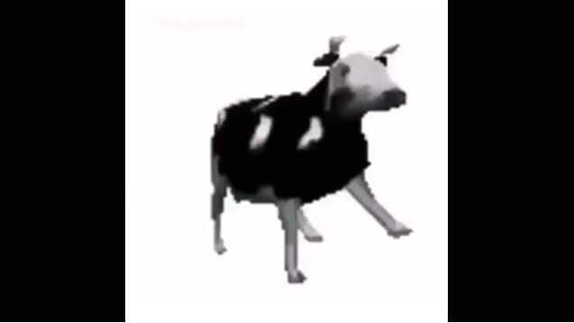 High Quality Cow dancing polish Blank Meme Template