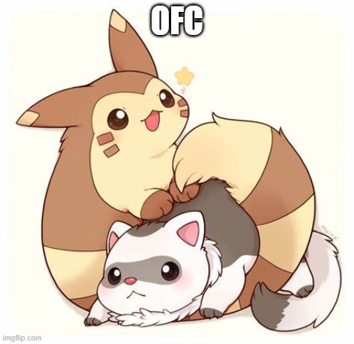 Pokémon ferret tehe | OFC | image tagged in pok mon ferret tehe | made w/ Imgflip meme maker
