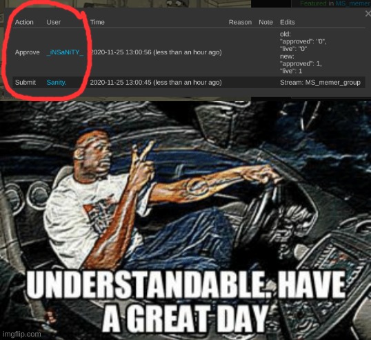The usernames lmao | image tagged in understandable have a great day | made w/ Imgflip meme maker