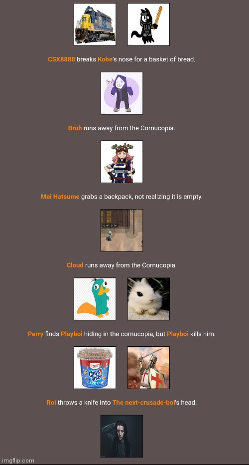 The Bloodbath (I got screenshots mixed up) | made w/ Imgflip meme maker