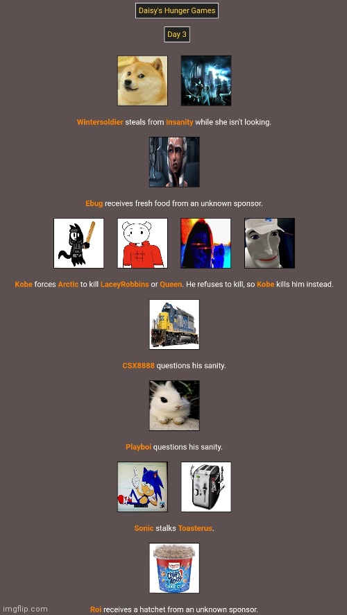 Day 3 ||These hatchets istg|| | made w/ Imgflip meme maker