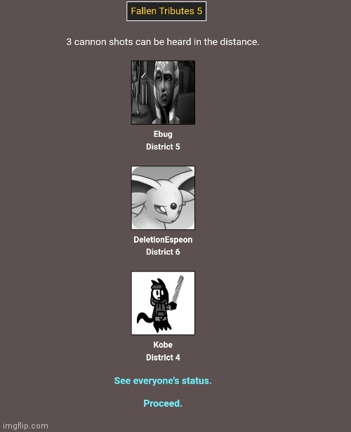 Fallen Tributes 5 | made w/ Imgflip meme maker