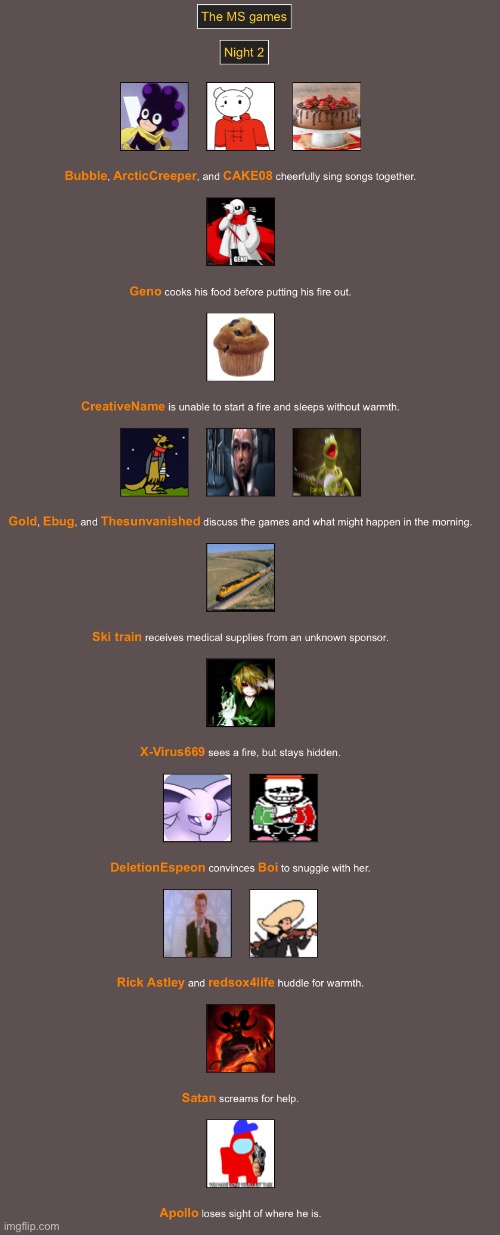 Night 2 | made w/ Imgflip meme maker