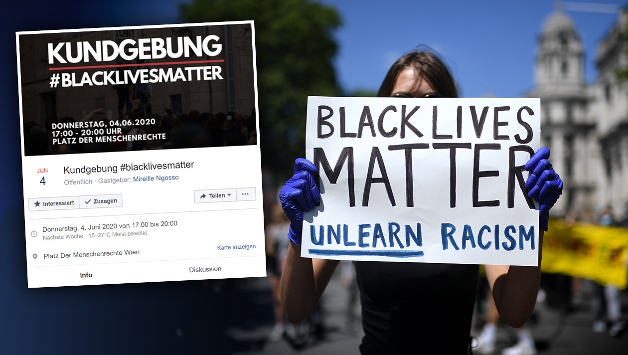 Black Lives Matter Scheiß in Wien Blank Meme Template