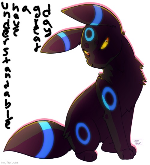 Umbreon | image tagged in umbreon | made w/ Imgflip meme maker