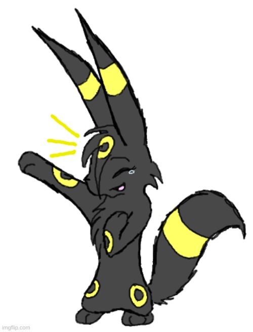 Laughing Umbreon | image tagged in laughing umbreon | made w/ Imgflip meme maker