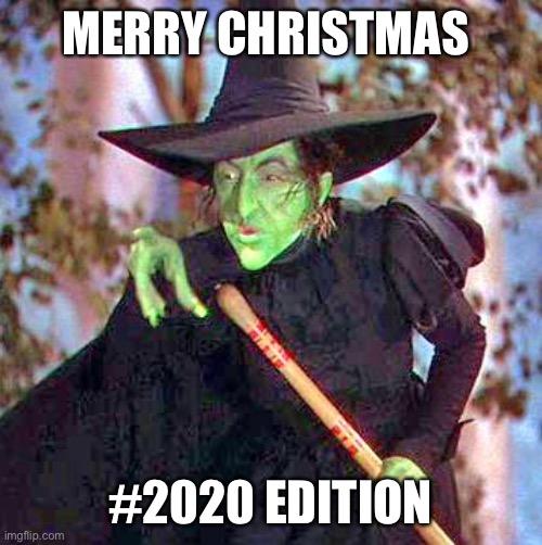 Wicked Witch Merry Christmas |  MERRY CHRISTMAS; #2020 EDITION | image tagged in wicked witch | made w/ Imgflip meme maker