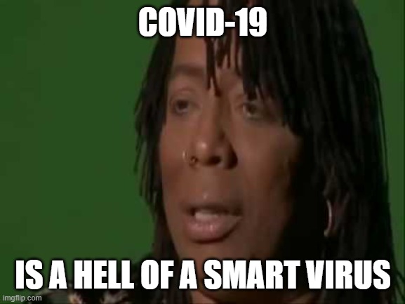 COVID-19 IS A HELL OF A SMART VIRUS | made w/ Imgflip meme maker