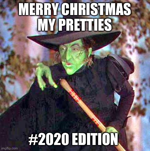 Merry Christmas Wicked Witch | MERRY CHRISTMAS MY PRETTIES; #2020 EDITION | image tagged in wicked witch | made w/ Imgflip meme maker