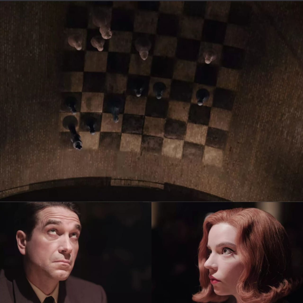 High Quality Queens Gambit Ceiling Blank Meme Template