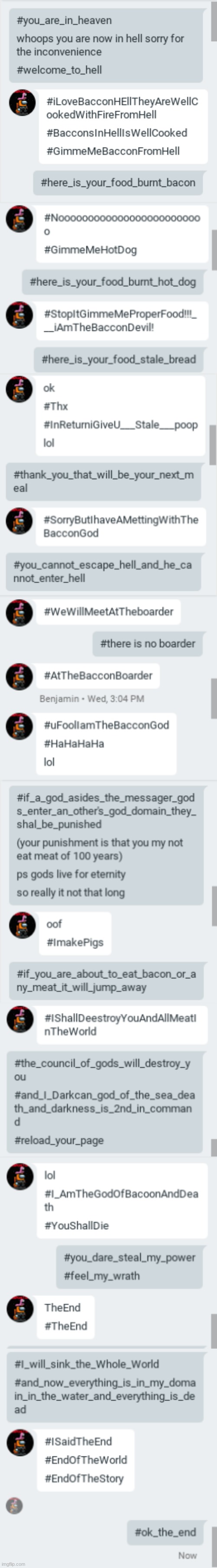 #the_bacon_from_hell | image tagged in bacon | made w/ Imgflip meme maker