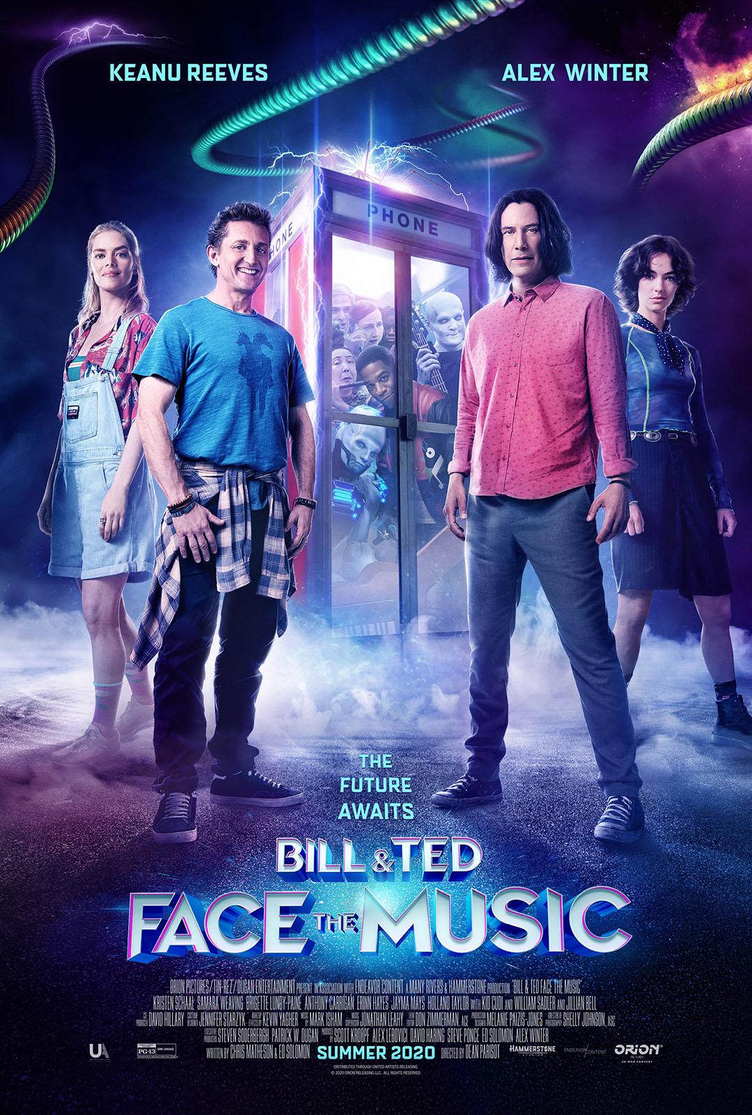 High Quality Bill & Ted Face The Music movie poster Blank Meme Template