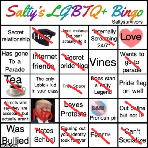 Bingo and I'm still bisexual | image tagged in the pride bingo | made w/ Imgflip meme maker