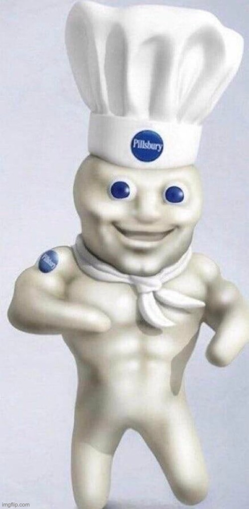 Pillsbury doughboy Blank Meme Template