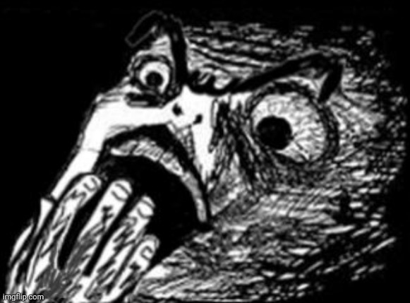 Gasp Rage Face w/ hand | image tagged in gasp rage face w/ hand | made w/ Imgflip meme maker