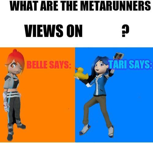 High Quality Belle and Tari's opinions on " _____" [REMASTERED] Blank Meme Template