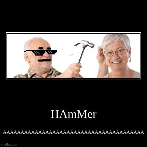 HAMER | image tagged in funny | made w/ Imgflip demotivational maker