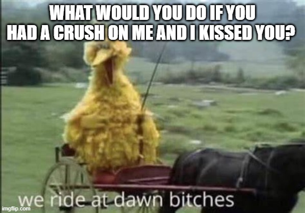 trend go brrr lmao | WHAT WOULD YOU DO IF YOU HAD A CRUSH ON ME AND I KISSED YOU? | image tagged in yes sir | made w/ Imgflip meme maker