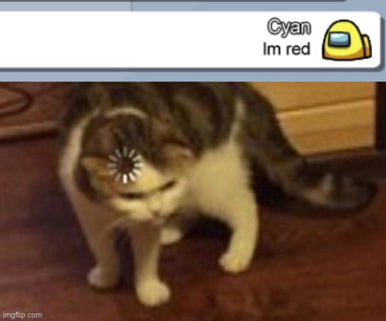 Among wut | image tagged in loading cat | made w/ Imgflip meme maker