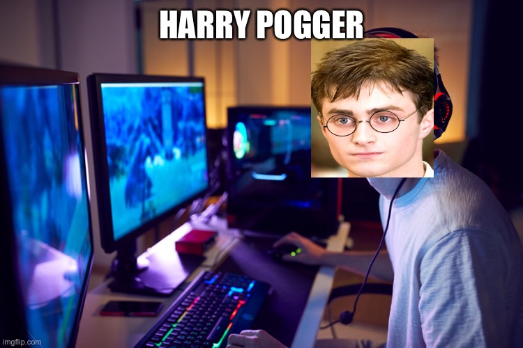 Harry Potter | HARRY POGGER | image tagged in harry potter,pog | made w/ Imgflip meme maker