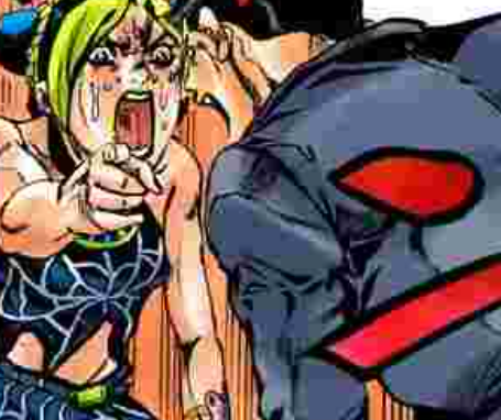 Jolyne Yelling Blank Meme Template