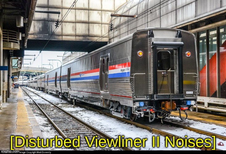 Disturbed Viewliner II Noises | I just don't see the point of living anymore but im too much of a coward to kill myself | image tagged in disturbed viewliner ii noises | made w/ Imgflip meme maker